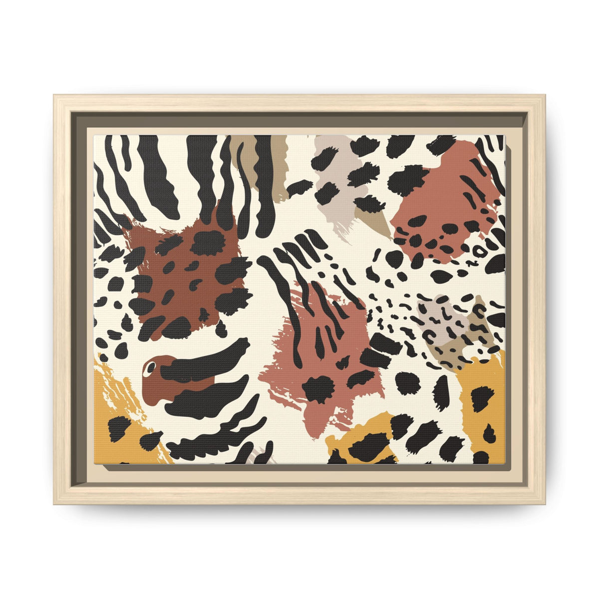 Matte Canvas, Framed (Multi-color)
