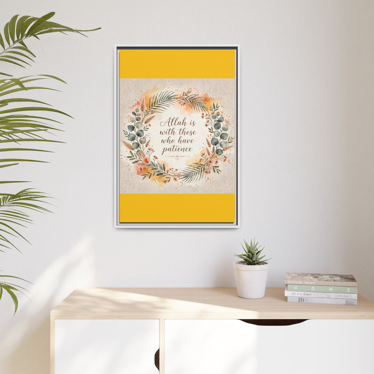 Matte Canvas, Framed (Multi-color)