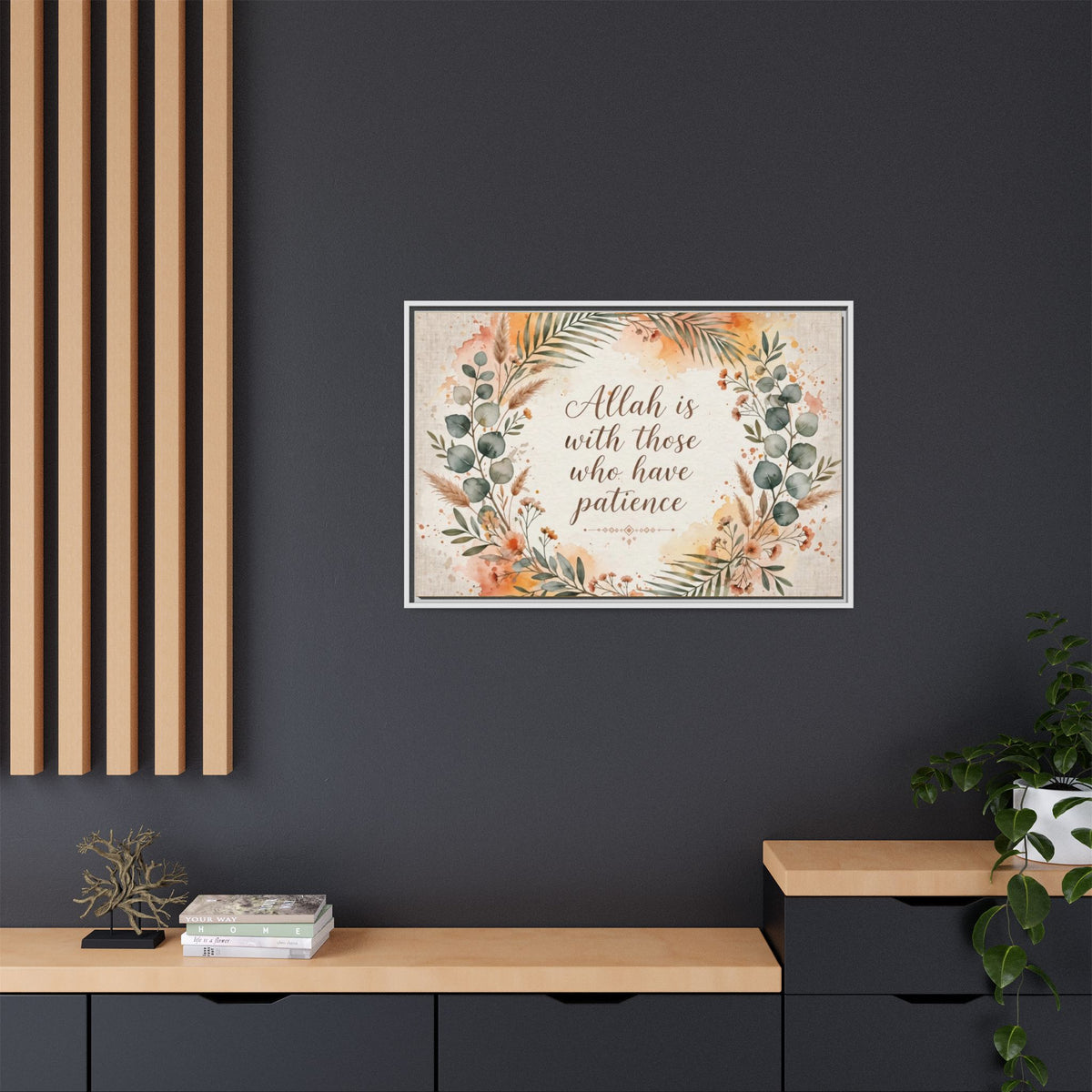 Matte Canvas, Framed (Multi-color)