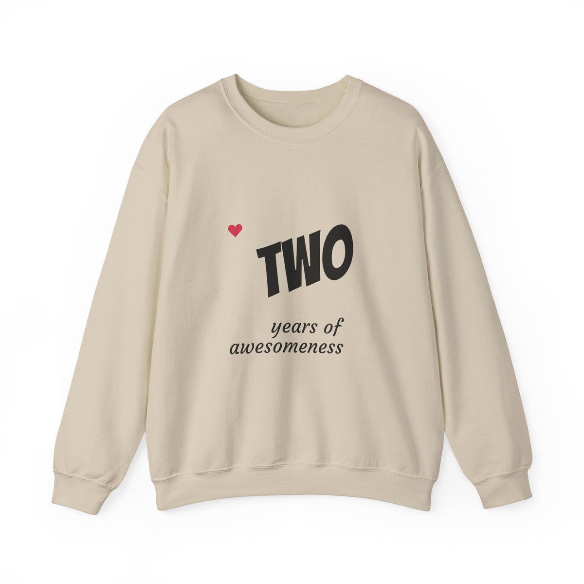 Two Years of Awesomeness Sweatshirt – 2nd Birthday Celebration Gift