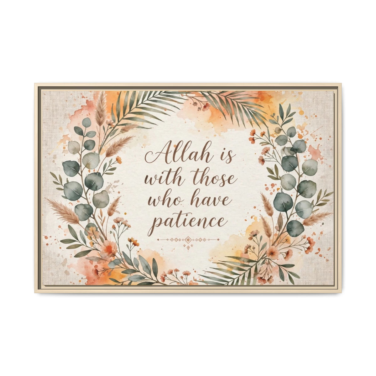 Matte Canvas, Framed (Multi-color)