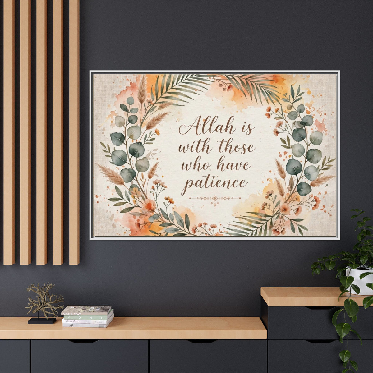 Matte Canvas, Framed (Multi-color)
