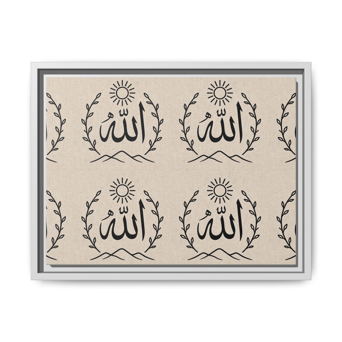 Matte Canvas, Framed (Multi-color)