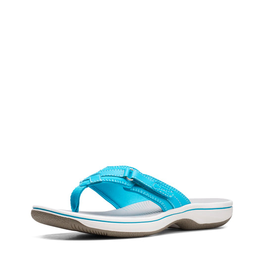 Clarks Women's Breeze Sea Flip-Flop, Navy Synthetic, 8Clarks Women's Breeze Sea Flip-Flop, Navy Synthetic, 8 used