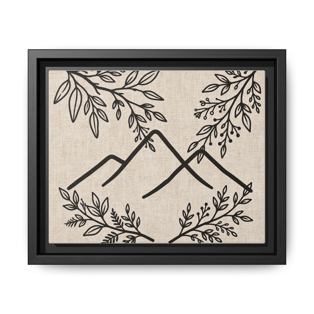 Matte Canvas, Framed (Multi-color)