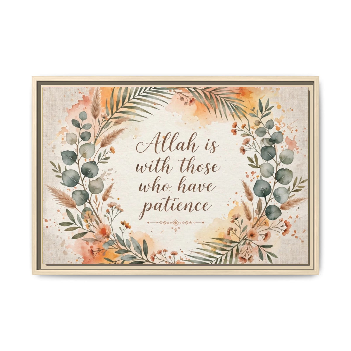 Matte Canvas, Framed (Multi-color)