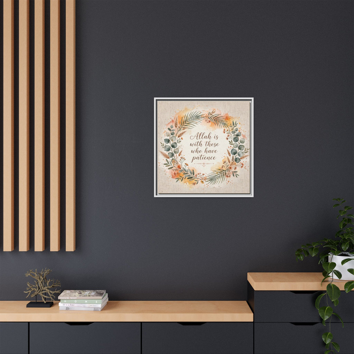 Matte Canvas, Framed (Multi-color)
