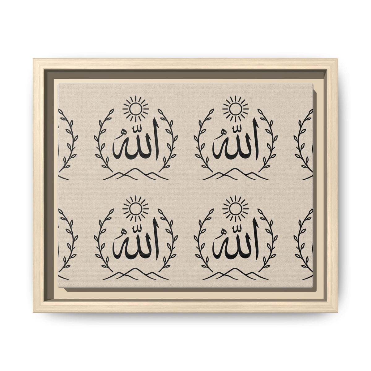 Matte Canvas, Framed (Multi-color)