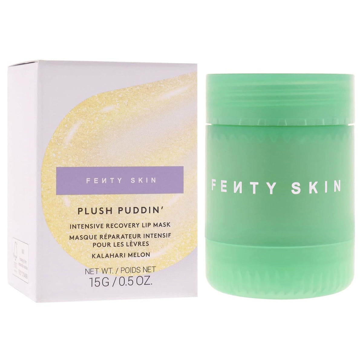 Plush Puddin Intensive Recovery Lip Mask - Kalahari Melon by Fenty Beauty for Women - 0.5 oz Lip Mask