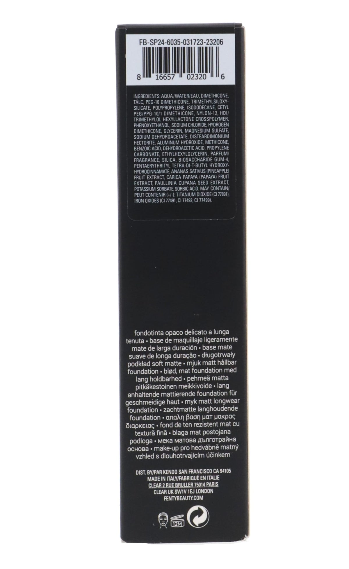 Fenty Beauty by Rihanna Pro Filt’r Soft Matte Longwear Liquid Foundation 450