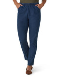 Chic Classic Collection Women's Stretch Elastic Waist Pull-On Legging Pant Mid Shade Denim 16