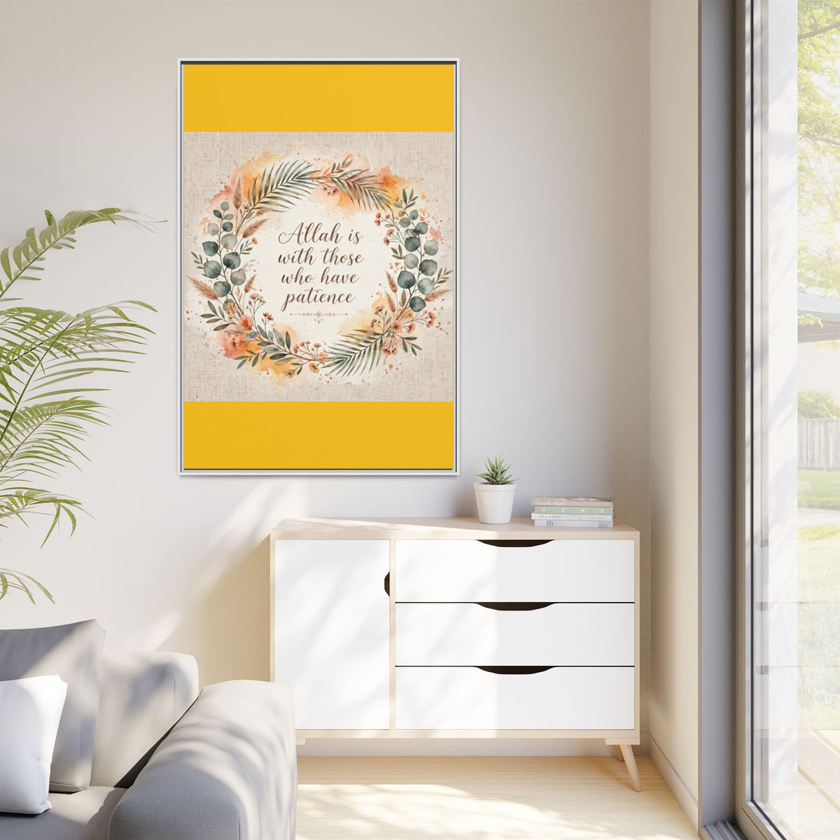 Matte Canvas, Framed (Multi-color)