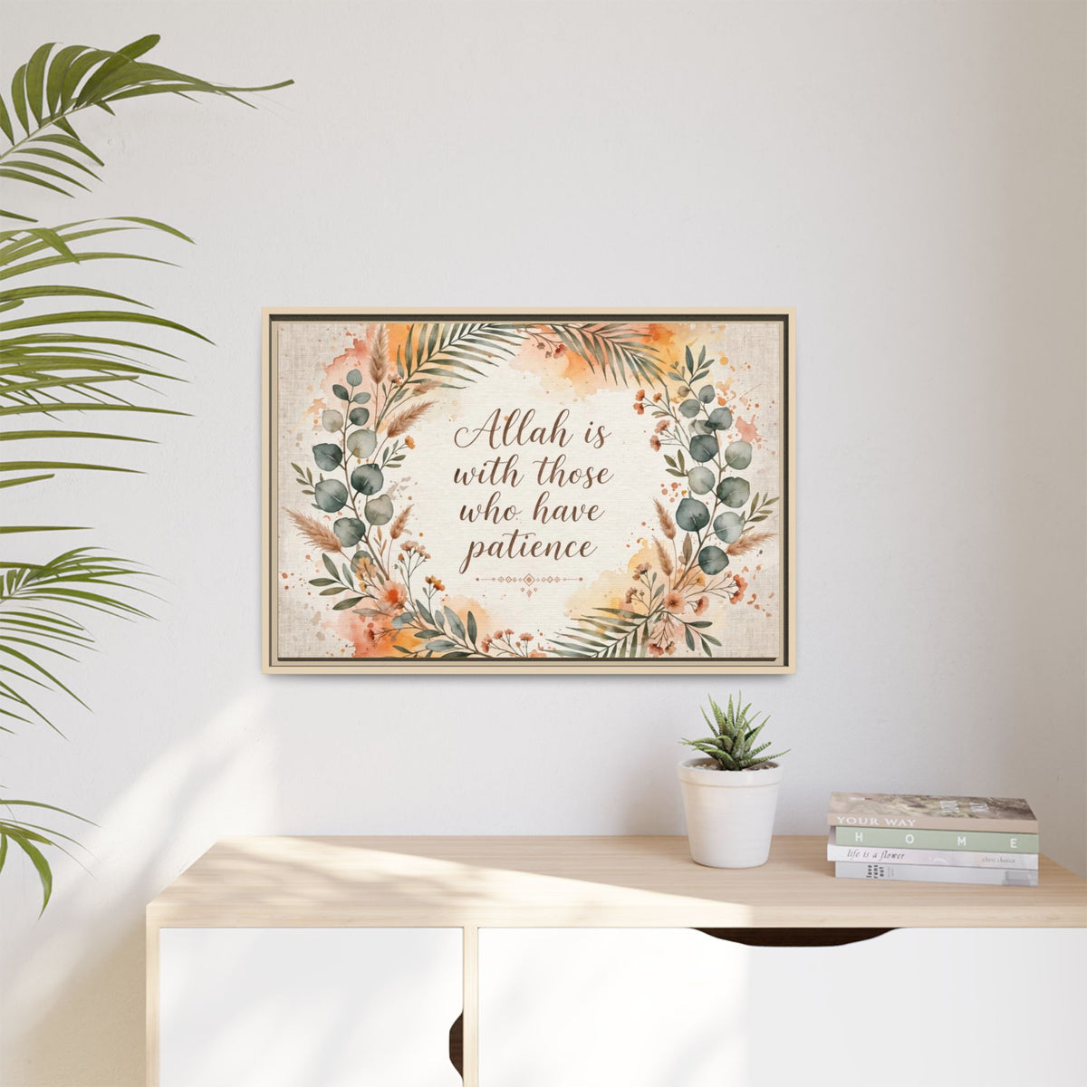 Matte Canvas, Framed (Multi-color)