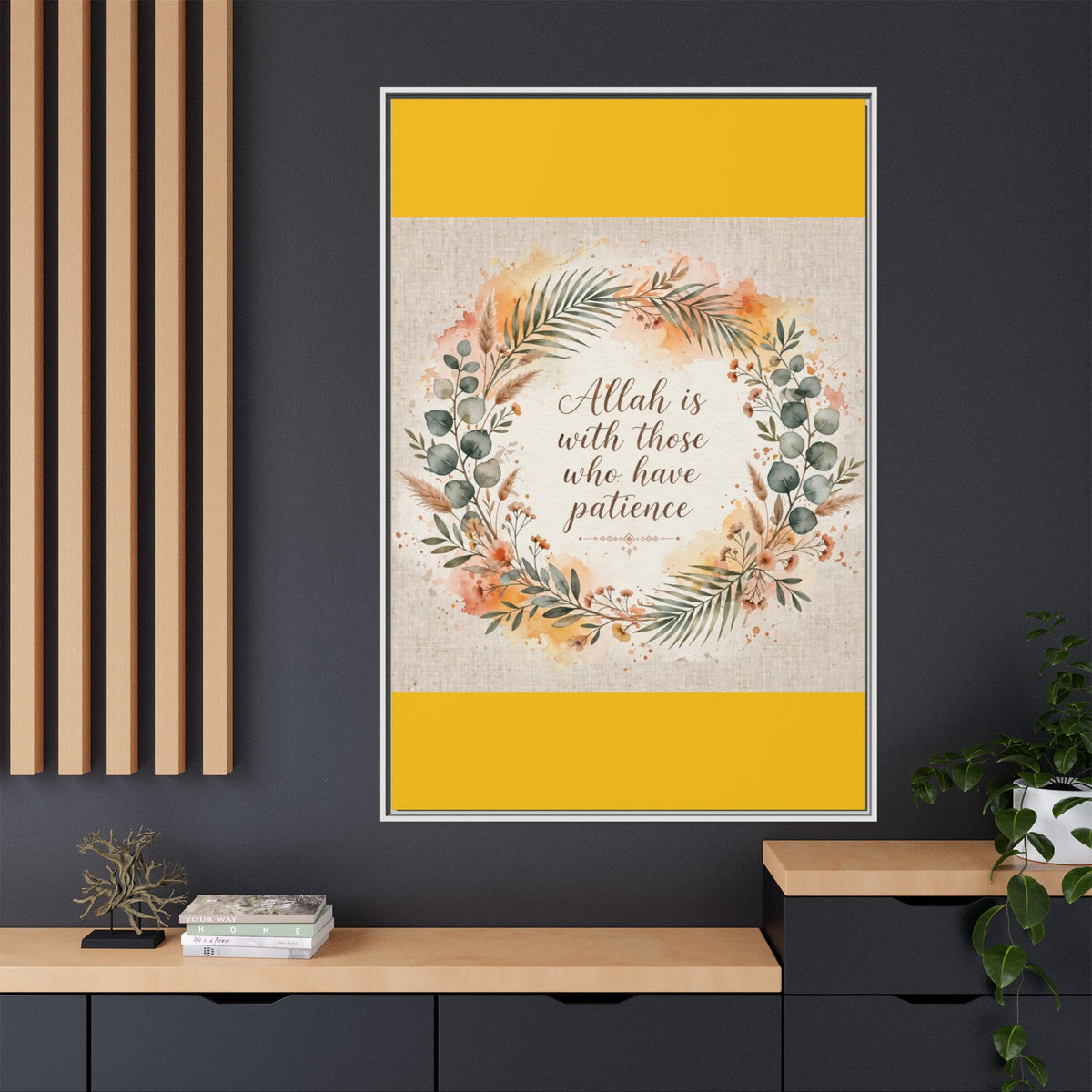 Matte Canvas, Framed (Multi-color)