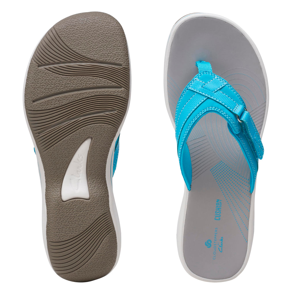 Clarks Women's Breeze Sea Flip-Flop, Navy Synthetic, 8Clarks Women's Breeze Sea Flip-Flop, Navy Synthetic, 8 used