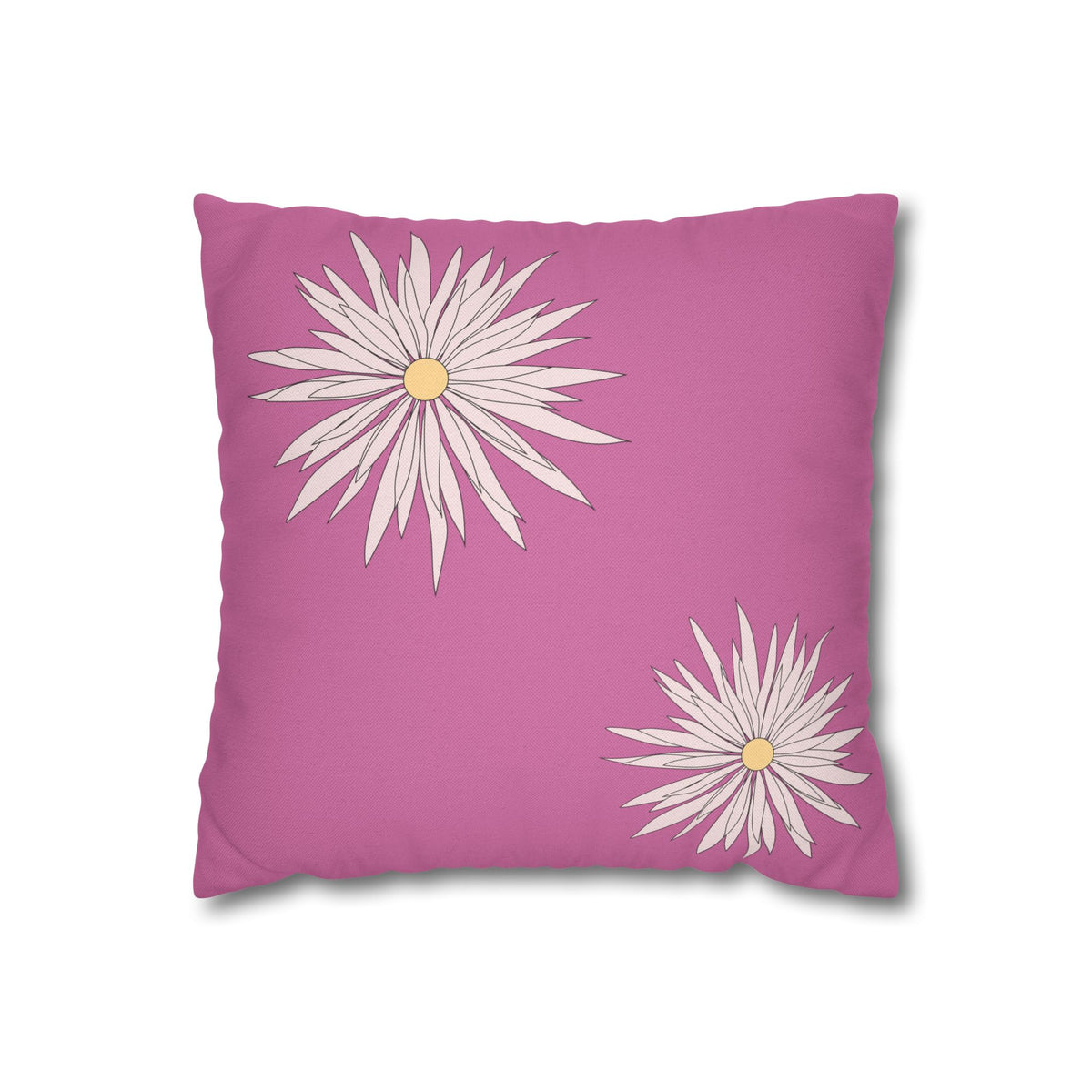 Spun Polyester Square Pillowcase