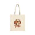 Sweater Weather Pumpkin Coffee Tote | Cozy Season Fall Canvas Tote
