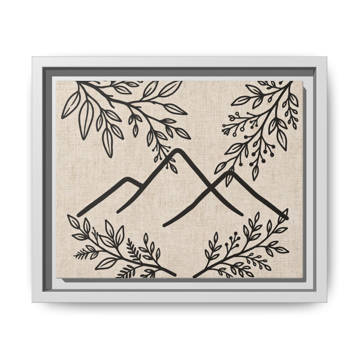 Matte Canvas, Framed (Multi-color)
