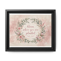 Matte Canvas, Framed (Multi-color)