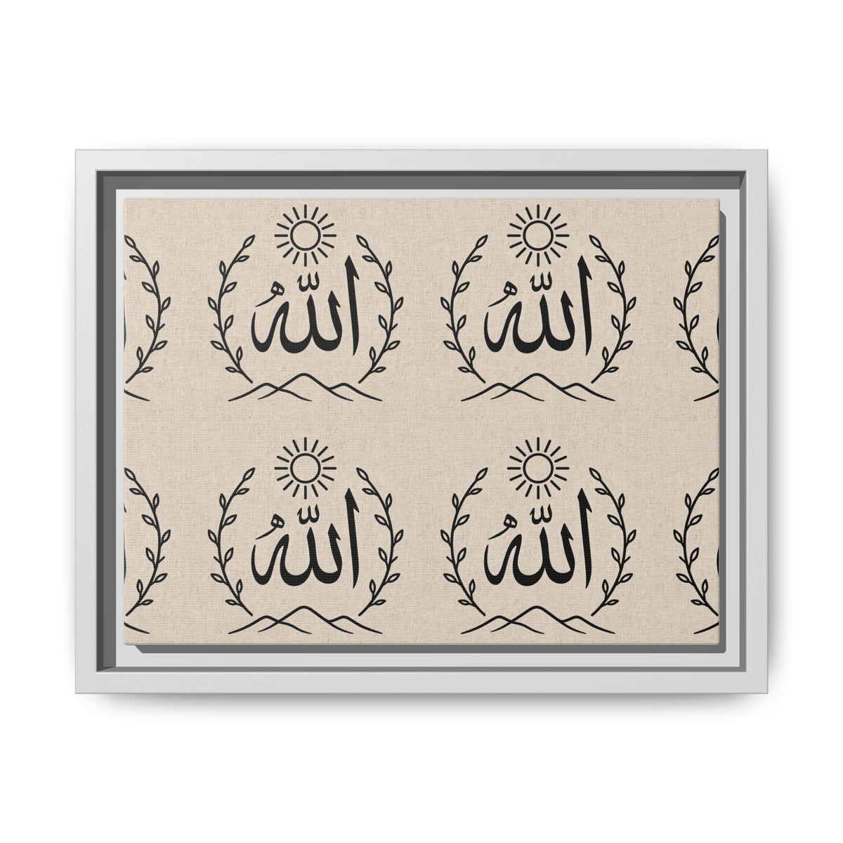 Matte Canvas, Framed (Multi-color)