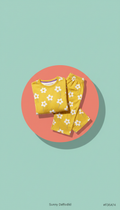 Sunny Daffodil jersey lounge set, Standard product shots are captured at a clean 45-degree (3/4) angle on large...