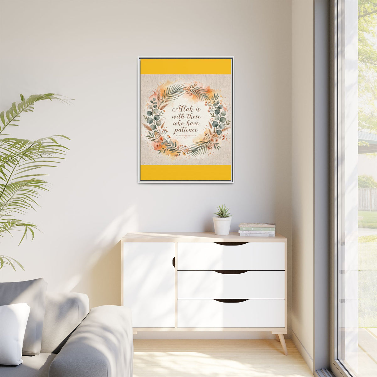 Matte Canvas, Framed (Multi-color)