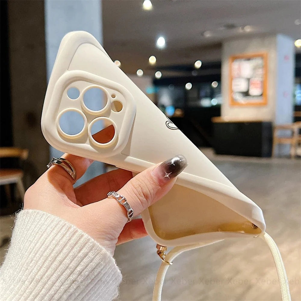HeartLink Crossbody iPhone Case