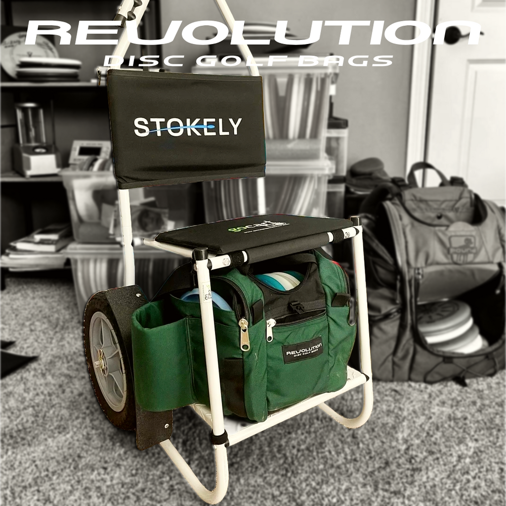 Revolution Mini Deluxe V3 Disc Golf Bag - Olive Green