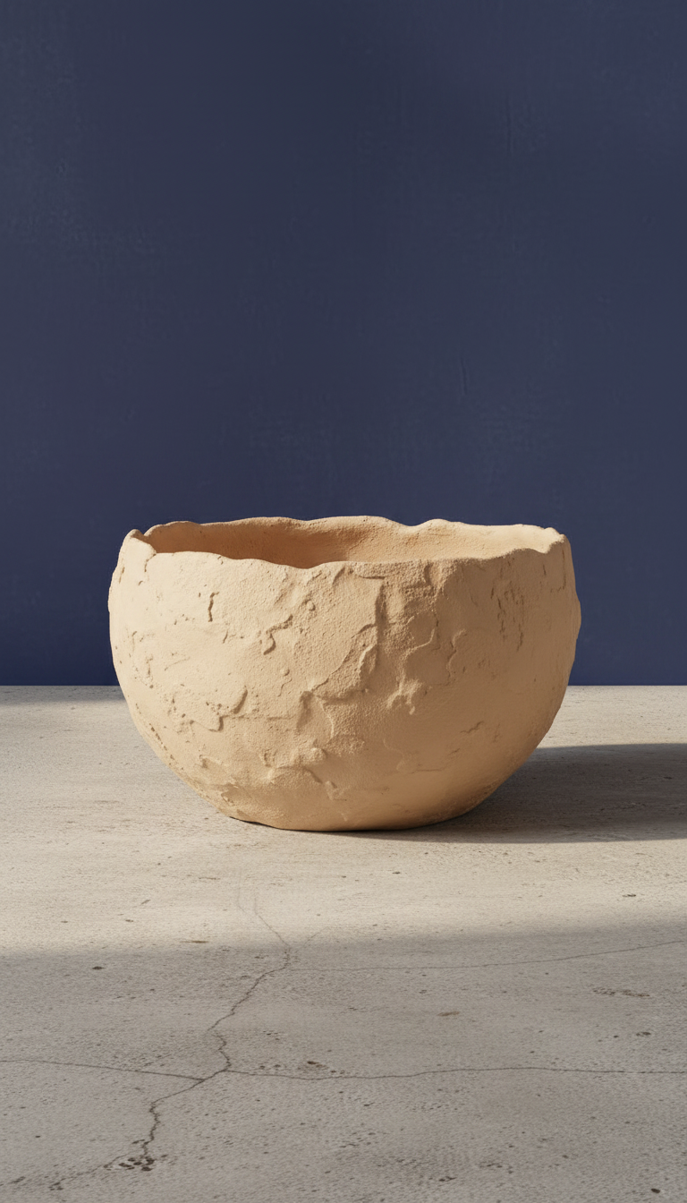 Textured Accent Bowl – Raw Edge Finish in a new setting