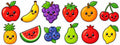 Fruit stickers sheet