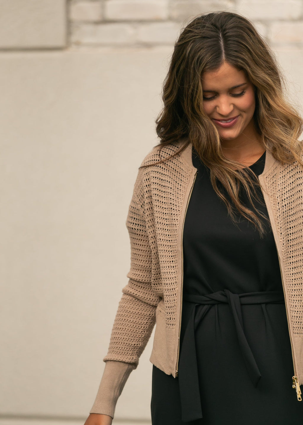 Tate Crochet Open Knit Cardigan