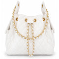 Bayshore Bucket Bag Medium -  White Denim